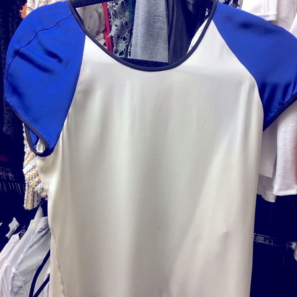 DVF silk blouse